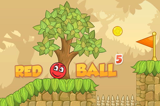 RED BOUNCE BALL 5