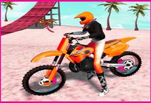 MOTOCROSS BEACH JUMPING BIKE STUNT GAME