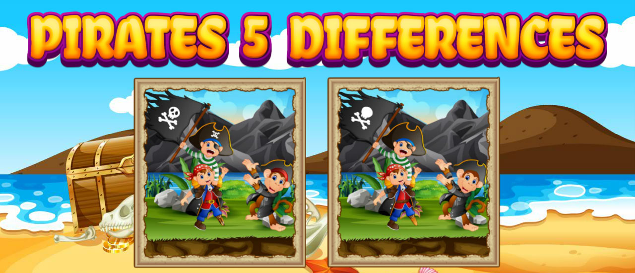 PIRATES 5 DIFFERENCES