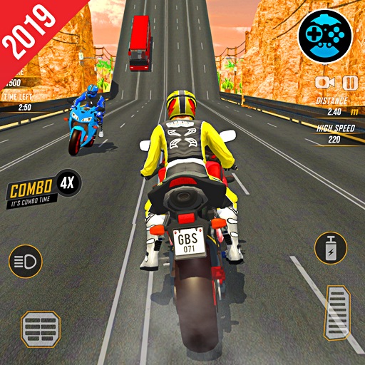 HIGHWAY RIDER BIKE RACING: CRAZY BIKE TRAFFIC RACE