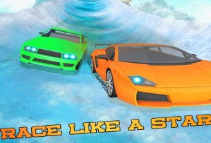 WATER SLIDE CAR RACING SIM