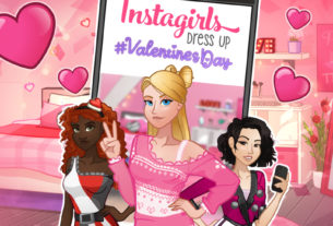 INSTAGIRLS VALENTINES DRESS UP