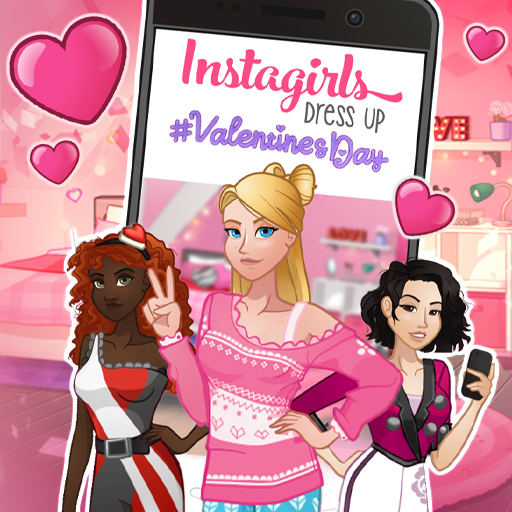 INSTAGIRLS VALENTINES DRESS UP